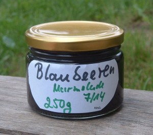 Blaubeeren Marmelade